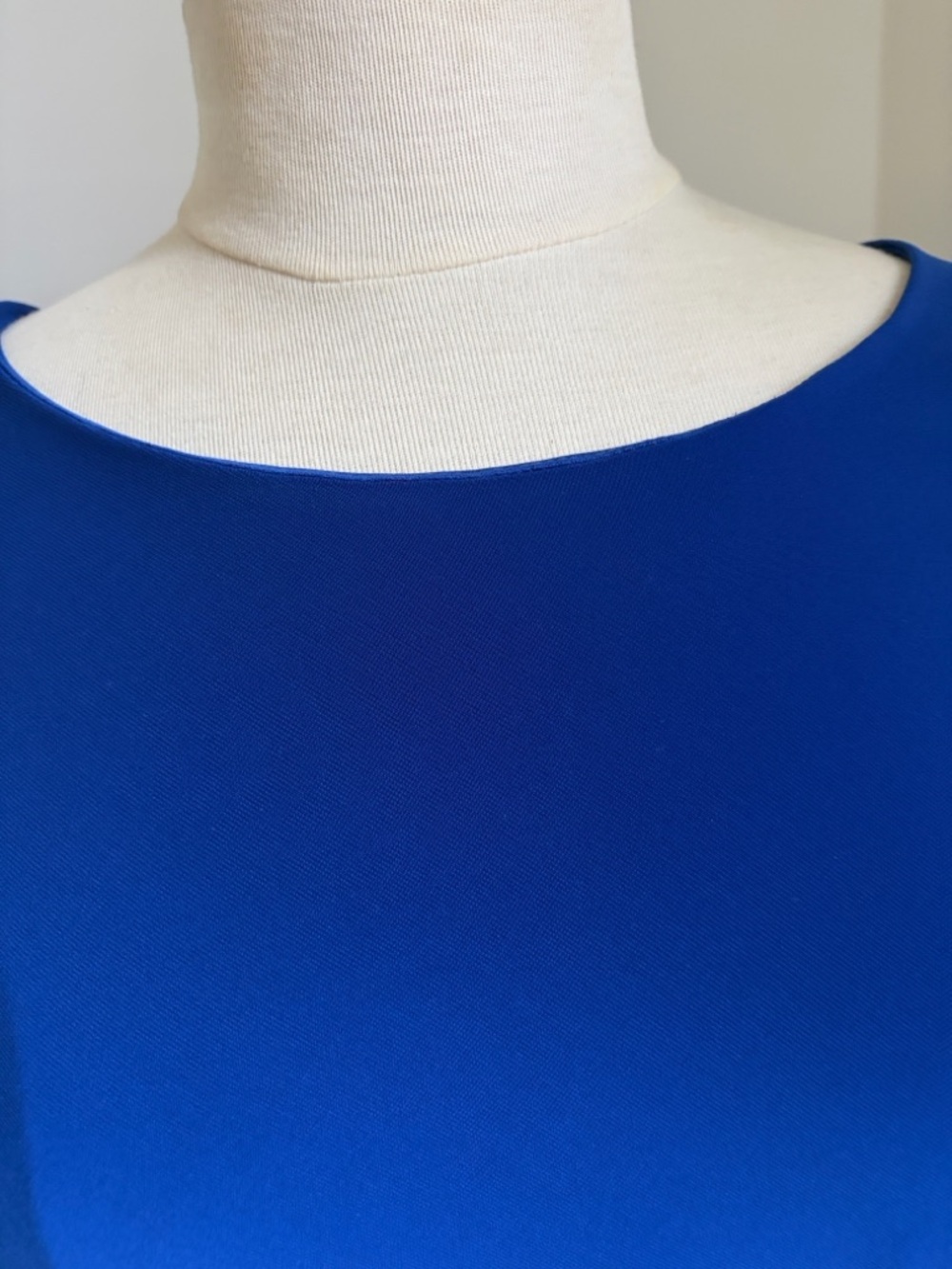 Frank Lyman Design Royal Blue Draped Midi Dress SIZE 16 - Picture 7 of 13